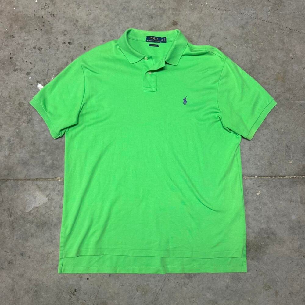 Green with purple pony ralph Lauren Polo